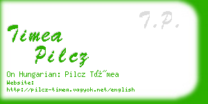 timea pilcz business card